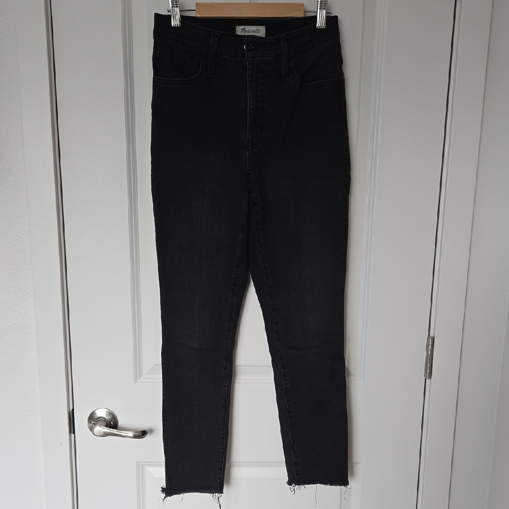 Madewell Women's Black Ankle Roadtripper Curvy Jeans